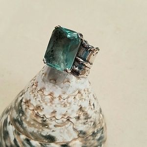 Silpada Aquamarine Sterling Silver Ring