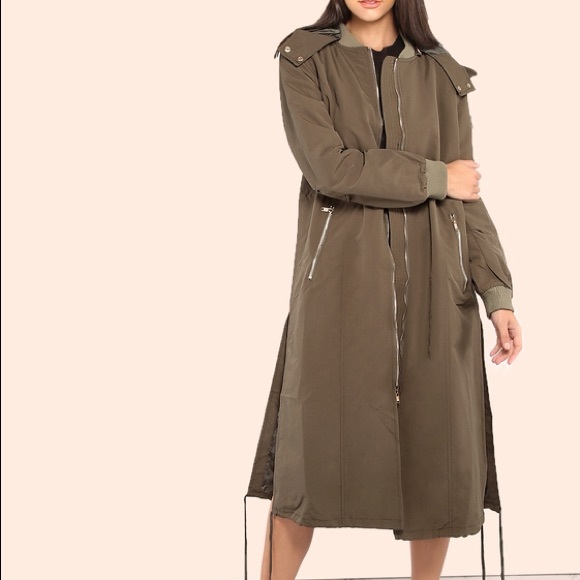 Long green jacket - Picture 4 of 4