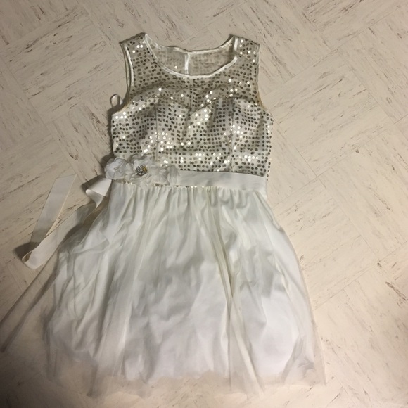 White prom dress