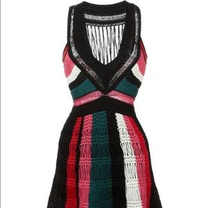 Missoni Crochet Color Block Dress Size 40