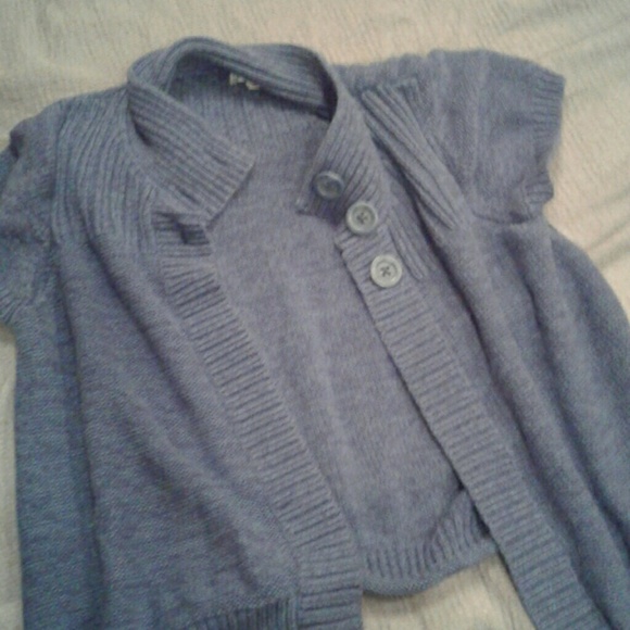 Navy Blue Short Sleeve Izod cardigan