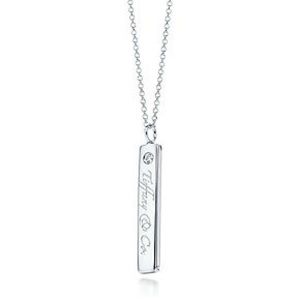 💎Tiffany Co. bar pendant with diamond 💎