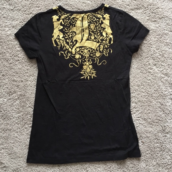 L.A.M.B. Tops - L.A.M.B. Gold printed tee L.A.M.B. Tops - L.A.M.B. Gold printed tee