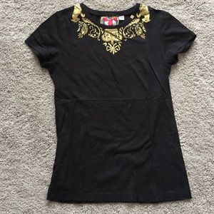 L.A.M.B. Tops - L.A.M.B. Gold printed tee L.A.M.B. Tops - L.A.M.B. Gold printed tee