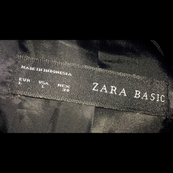 Zara basic black coat - Picture 4 of 4