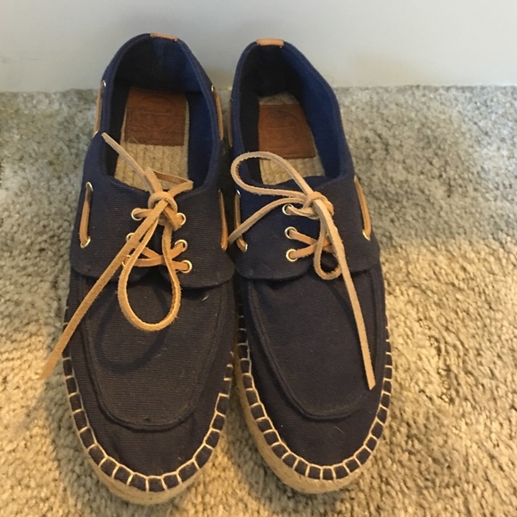 Tory Burch Dark Blue Espadrilles
