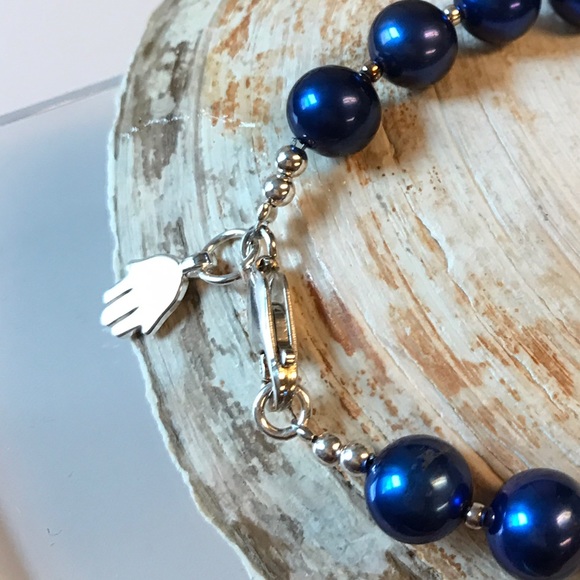 ❌❌SOLD❌❌ 925 Sterling Silver Perl Bracelet - Picture 3 of 3