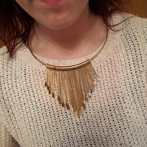 Charlotte Russe Gold Fashion Necklace - Picture 2 of 2
