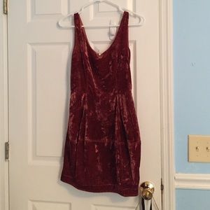 Suede dress
