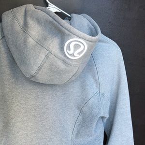 Lululemon Grey Sparkle Scuba Hoodie Size 8