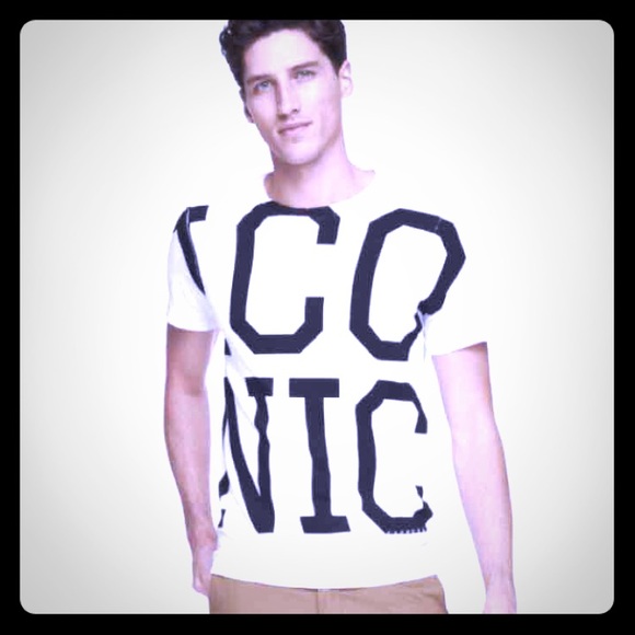 EXPRESS Exploded ICONIC Graphic Tee Shirt - Picture 12 of 13