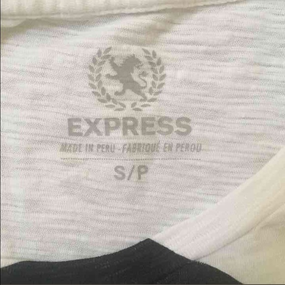EXPRESS Exploded ICONIC Graphic Tee Shirt - Picture 5 of 13