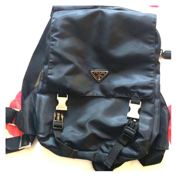 Small black Prada backpack