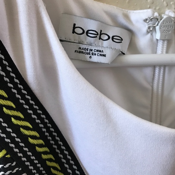 White formal bebe dress - Picture 2 of 4