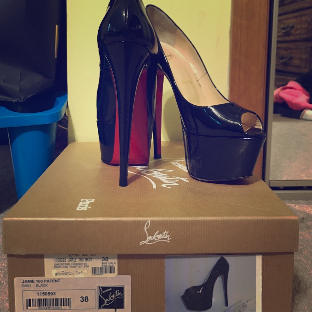 Black "Your highness" Christian Louboutins