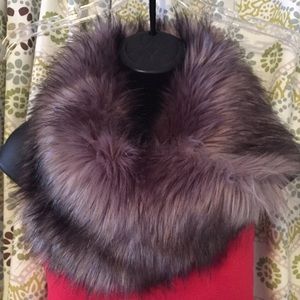 Faux Fur collar scarf