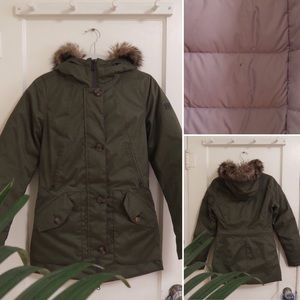 north face mauna kea parka green