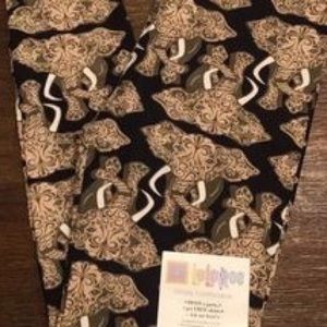 LulaRoe TC elephant with tusks leggings