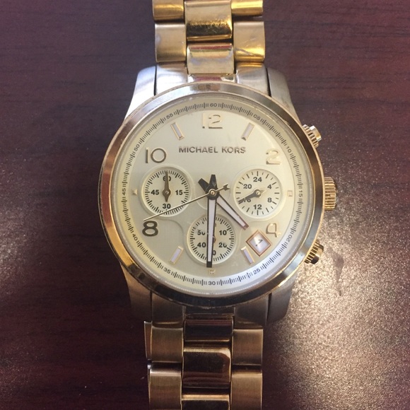 Michael Kors Gold Chronograph Watch