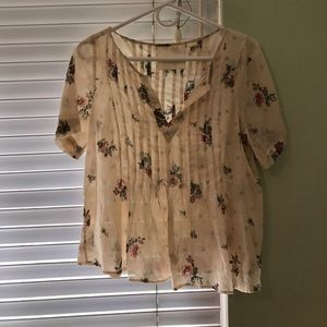 Anthropologie floral top