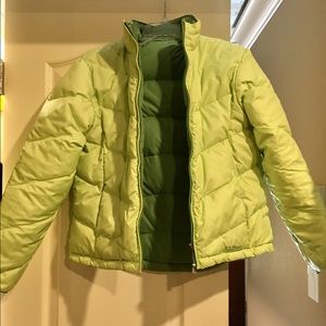LL Bean reversible down jacket.