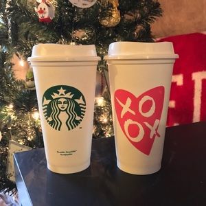 Set of Two Starbucks Coffee Travel Mugs