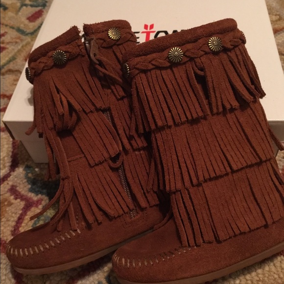 Toddler Minnetonka Fringe Boots