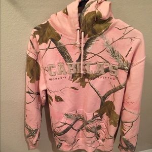 Cabela's Pink Camo Sweatshirt