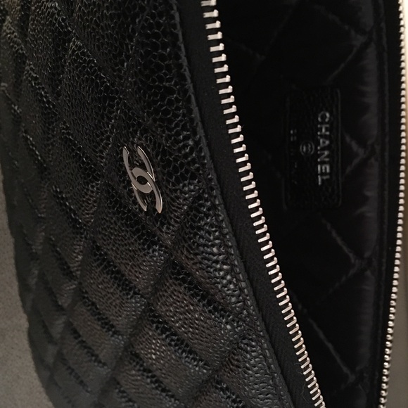 Chanel Black Caviar Leather Clutch - Picture 2 of 3