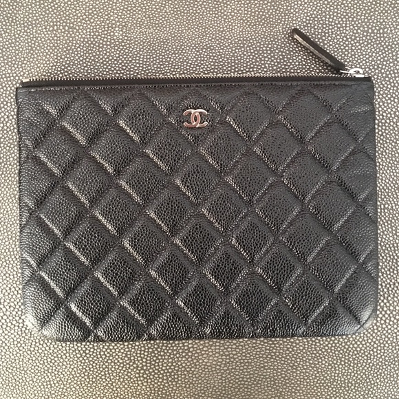 Chanel Black Caviar Leather Clutch - Picture 3 of 3