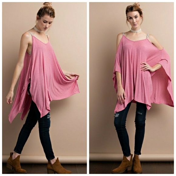 BUY 1, GET 1 FREE! Cold shoulder tunic - Picture 2 of 4