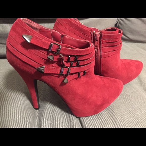 G by Guess Shoes - G by Guess red heel booties