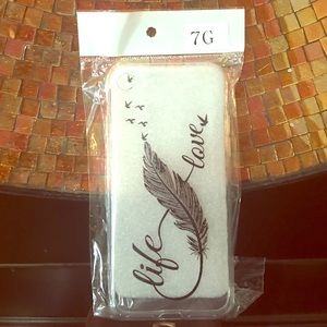 iPhone 7 Infinity Love clear silicone case.