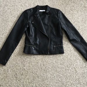 Faux leather jacket