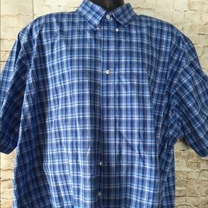 MEN'S POLO SHORT SLEEVE BUTTON DOWN SHIRT, 4XL