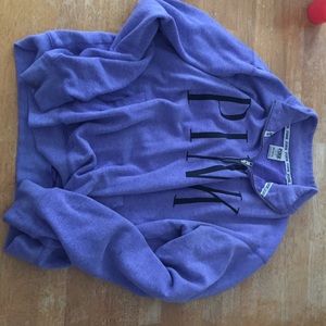 PINK zip up sweat shirt