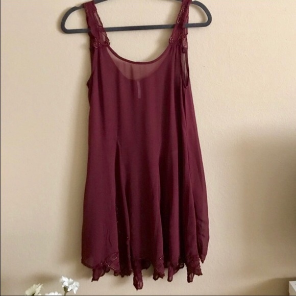 Free People Sheer Slip Dress