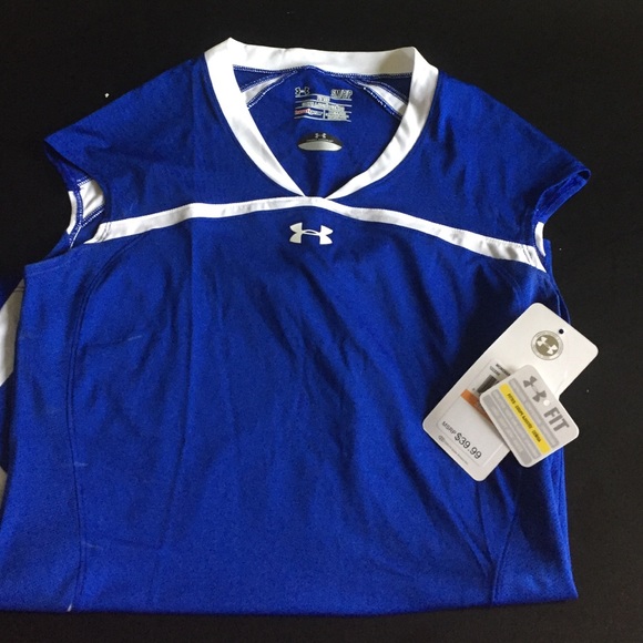 Blue under Armour tank