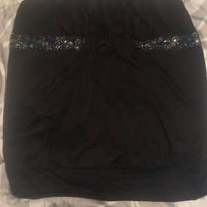 Maurices Strapless Beaded Shirt
