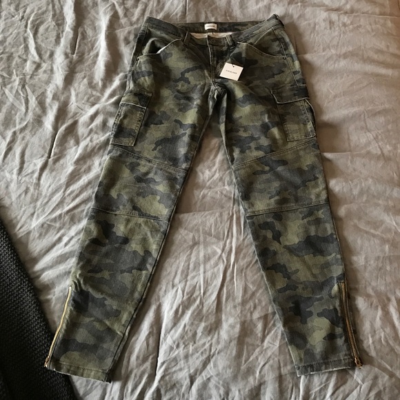 Brand new camo skinnies.