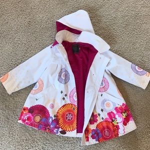 Little girl rain coat