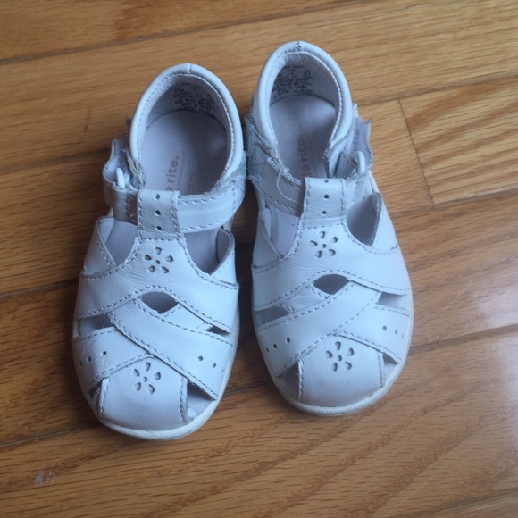 Stride Rite white dress sandals