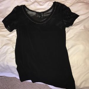 H&M mesh shoulder top.