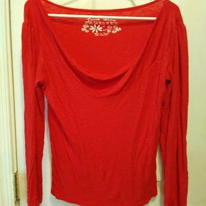 Scoop Neck Long sleeve