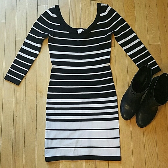 Black and white dress