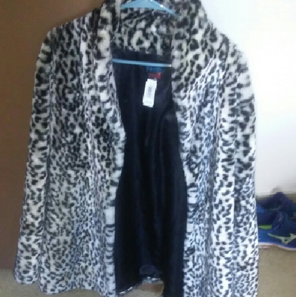 Snow leopard print jacket