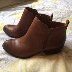 Lucky Brand Toffee Ankle Boots Size 9