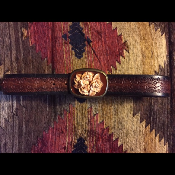 ✨Allison Daniel Designs✨ leather belt! 37" - Picture 2 of 4