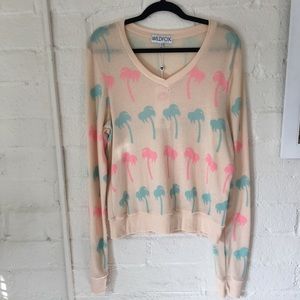 Wildfox Palm Tree Sweater