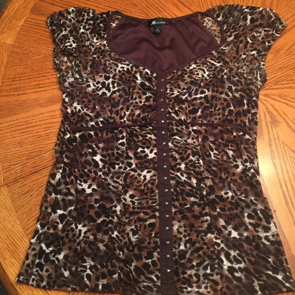 Cheetah print top
